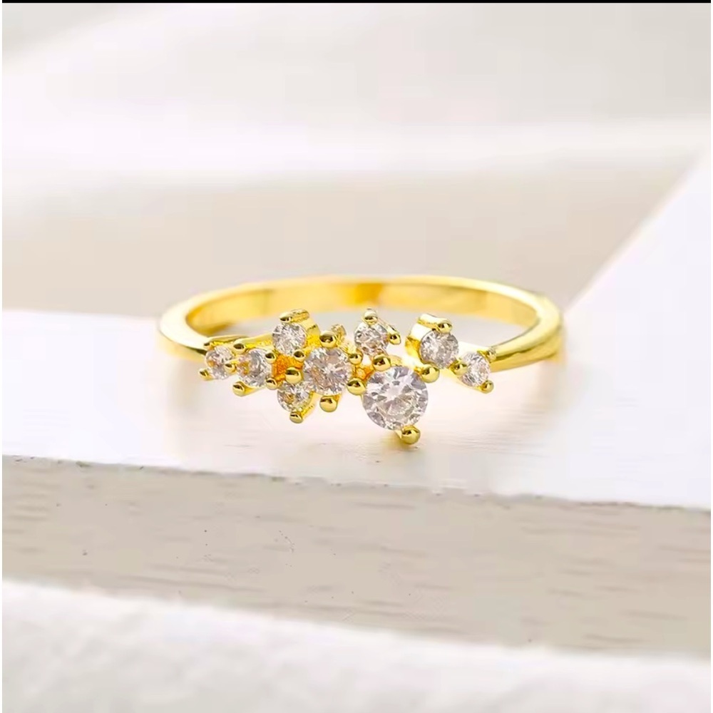Farah Jewelry Gold and Silver Ring